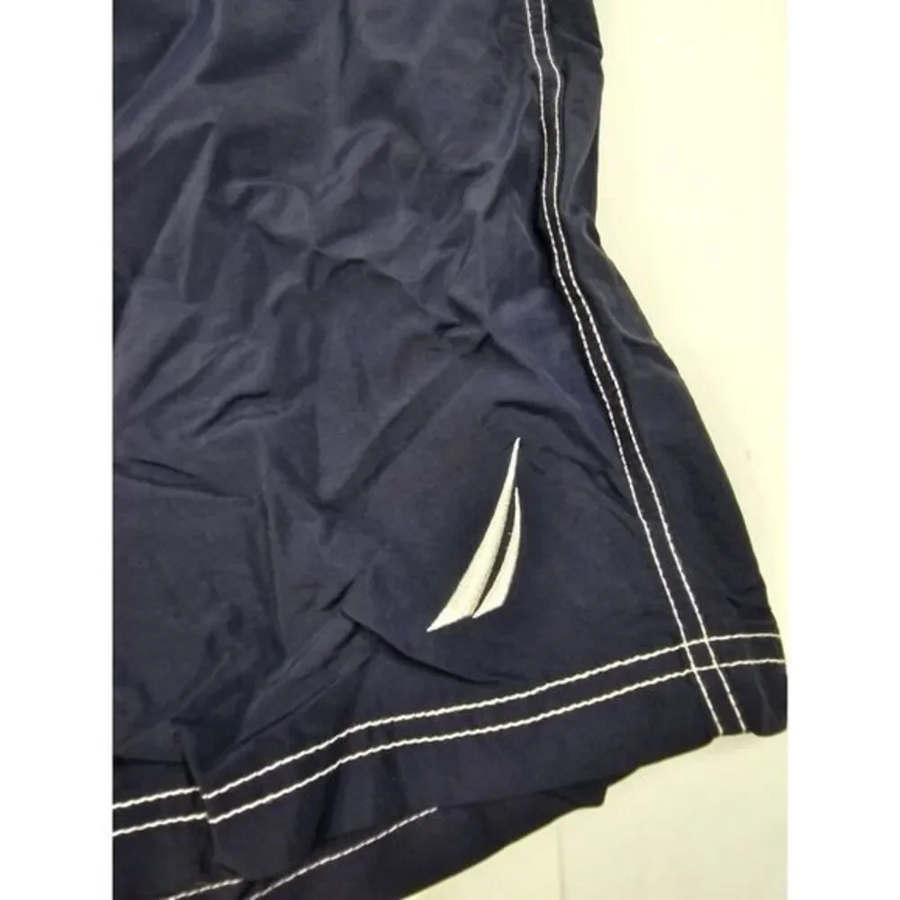 Nautica Shorts Mens XXL Board Shorts Swim Trunks Mesh Lining Blue‎ Summer Beach